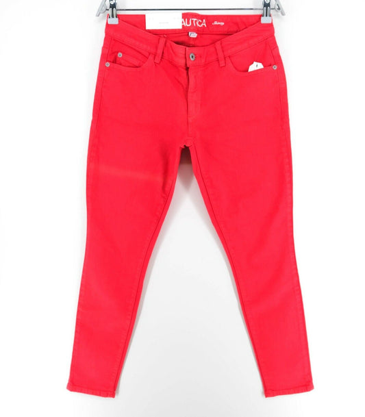 NAUTICA Red Skinny Jeans Size W28 L29