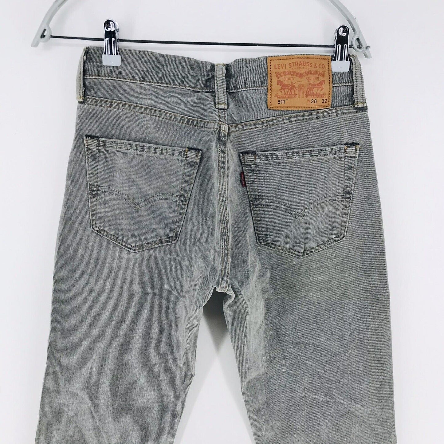 Levi's 511 Grey Slim Fit Jeans Size W28 L32