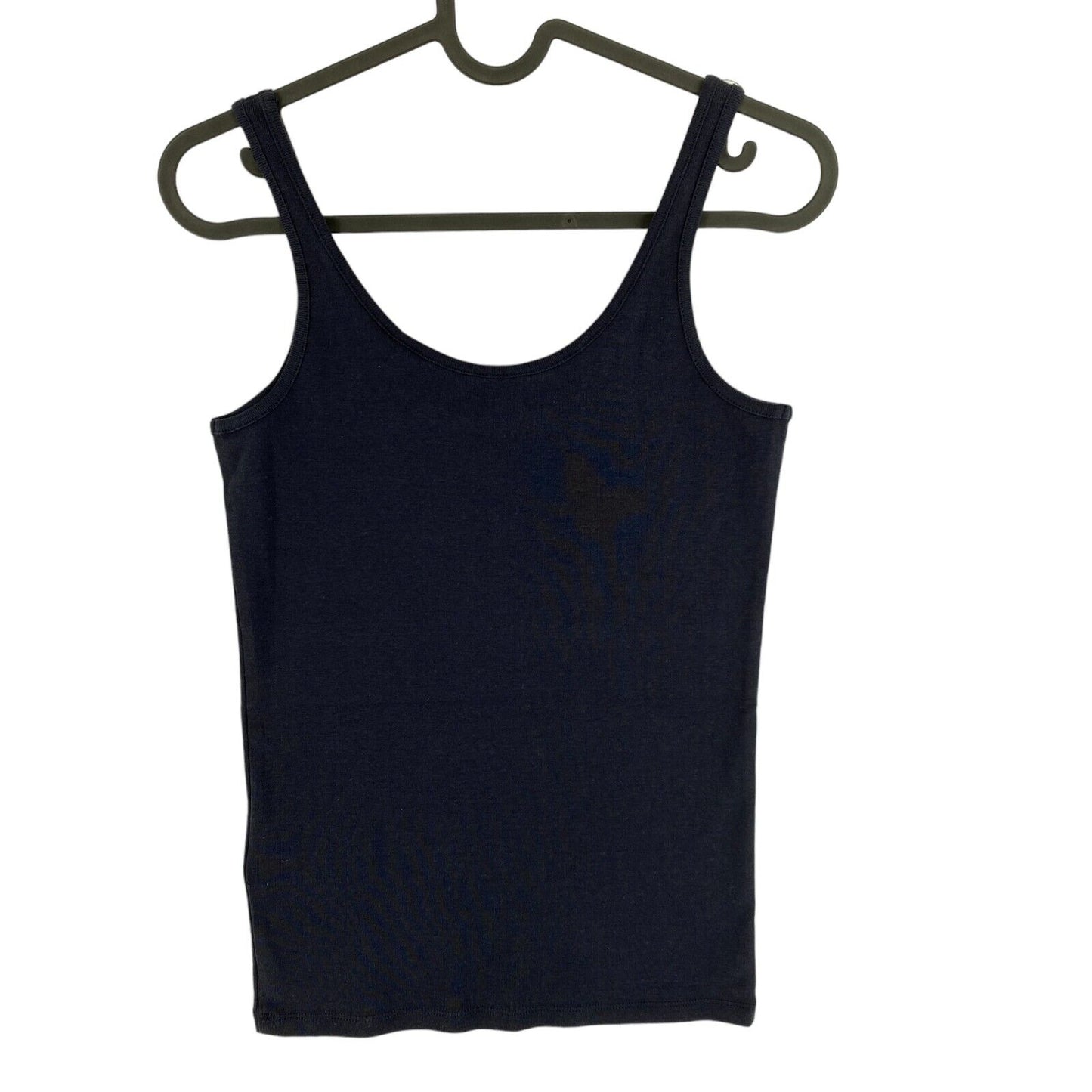 GANT Navy Blue 1x1 Rib Tank Top T Shirt Size XS