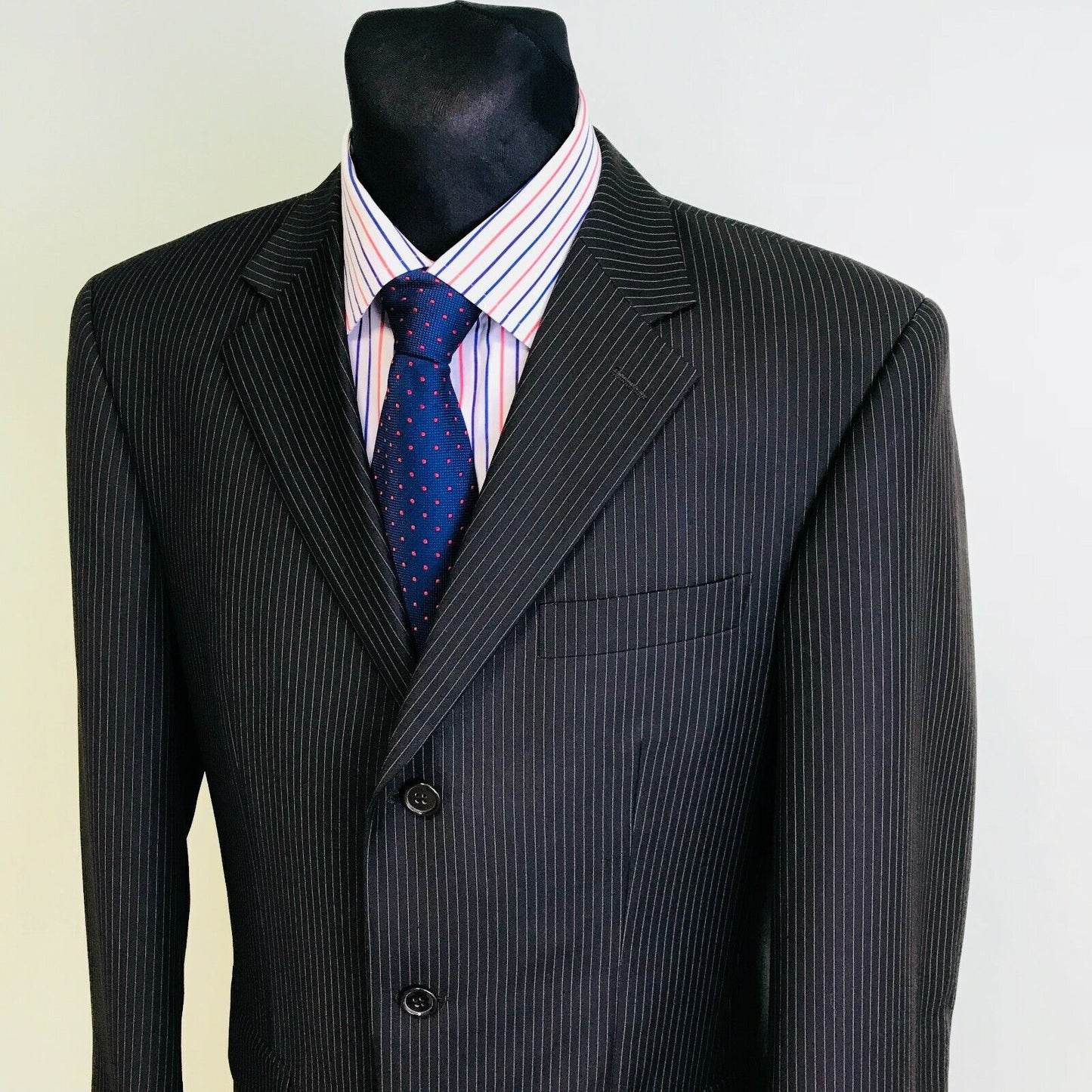 Henry Morell Wool Blend Grey Blazer Jacket Size EUR 48 US UK 38