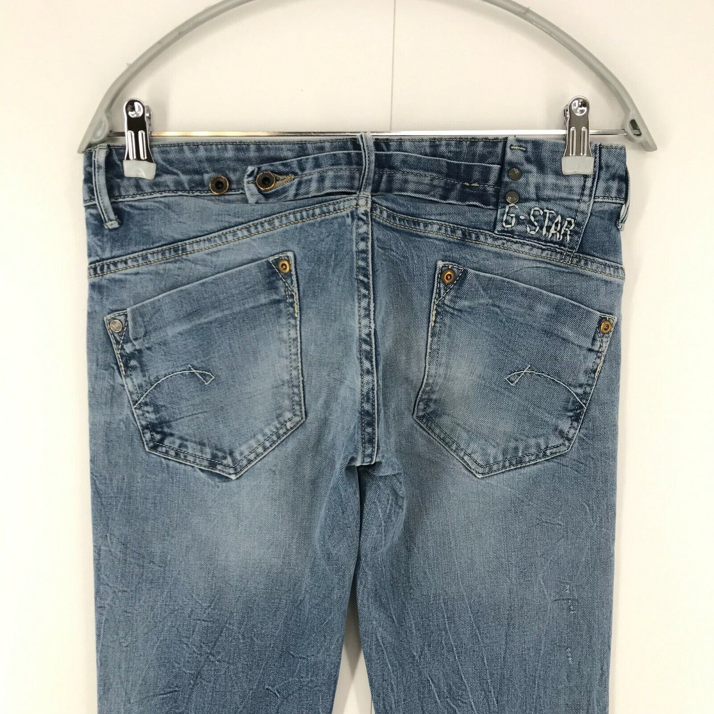 G-STAR RAW MIDGE Damen Jeans in normaler gerader Passform, Blau, W29 L32