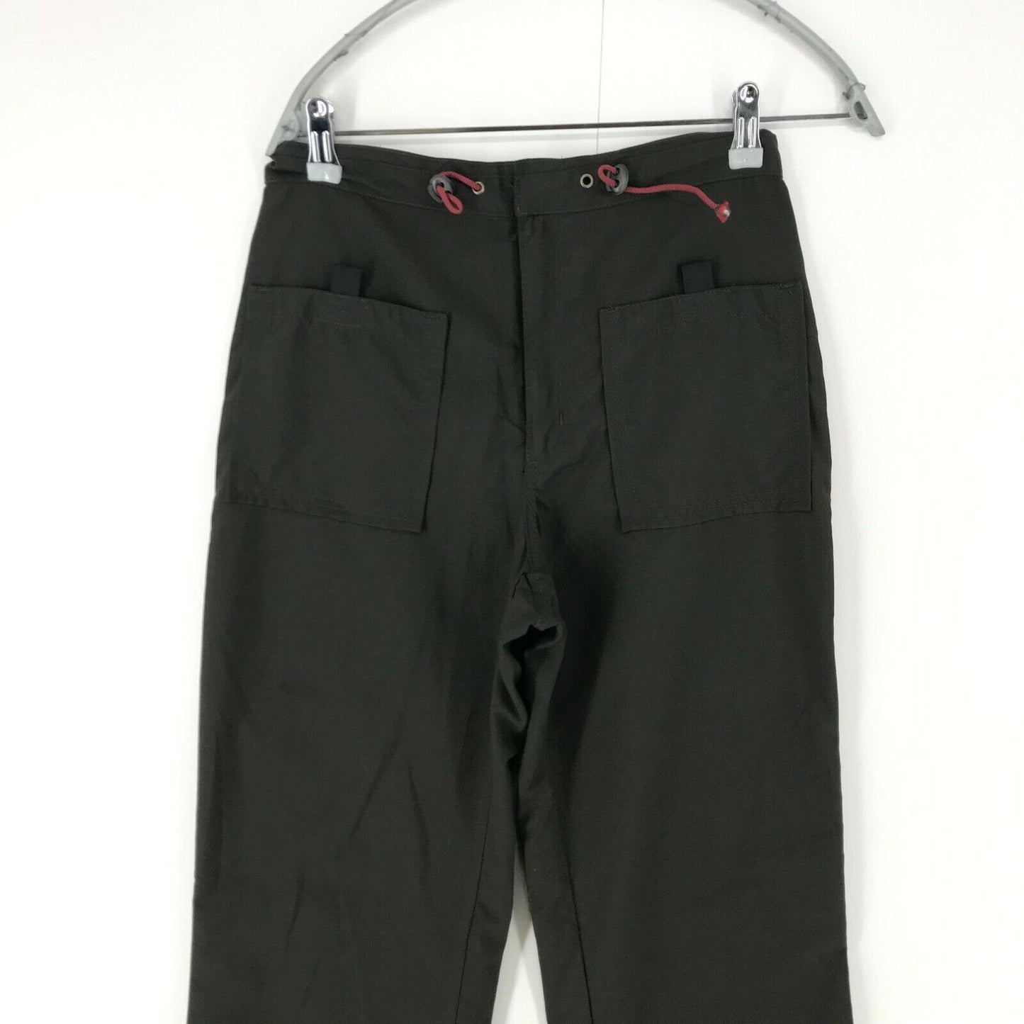 INVICTA Women Black Regular Straight Fit Trousers Size EUR 42 W27