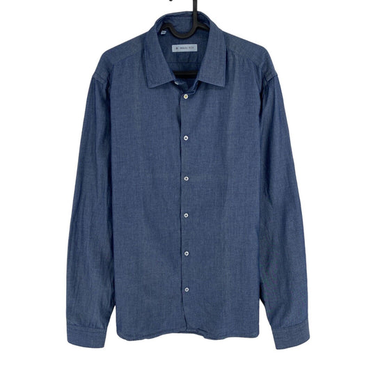 MANUEL RITZ Dark Blue Shirt Size M 41 16