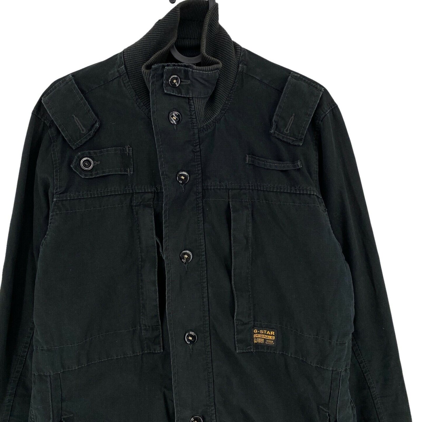 G-STAR RAW ARCTIC Black 100% Cotton Shirt Jacket Size L