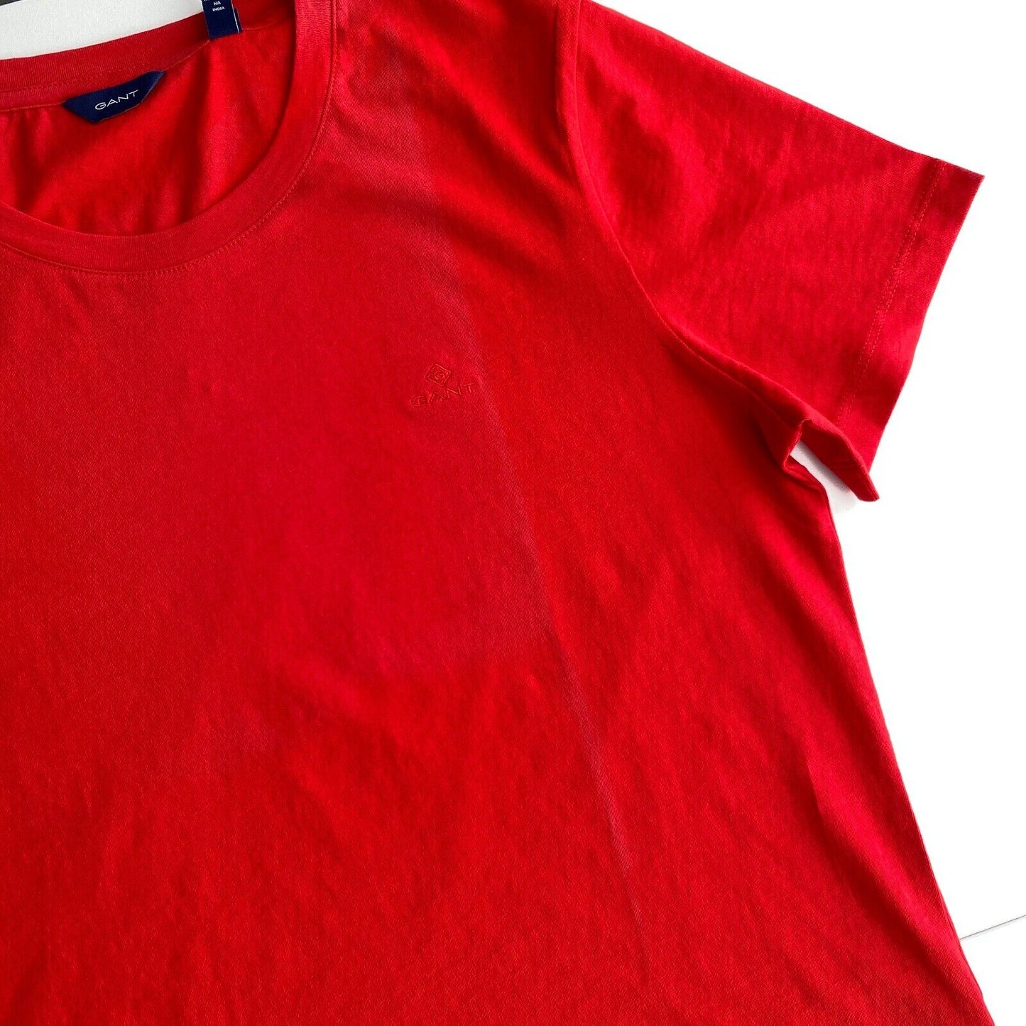 GANT T-shirt à col rond original rouge taille M