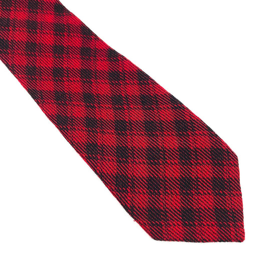 GANT Red 100% Wool Handsewn Tie Made In Italy