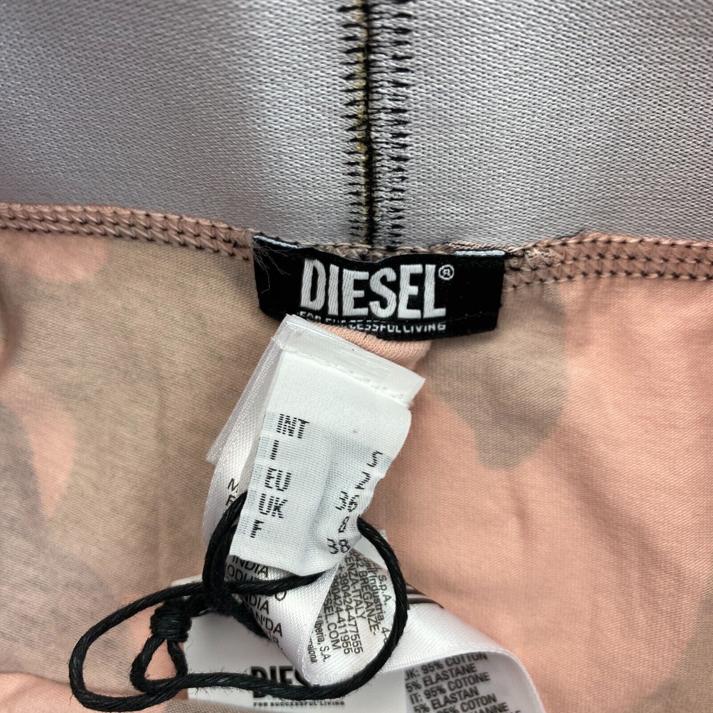 DIESEL Pink Faustin Sweat Shorts Size S