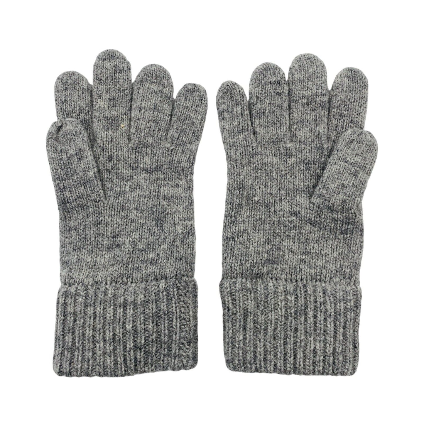 GANT Unisex Kids Grey Wool Blend Warm Gloves Size L - XL