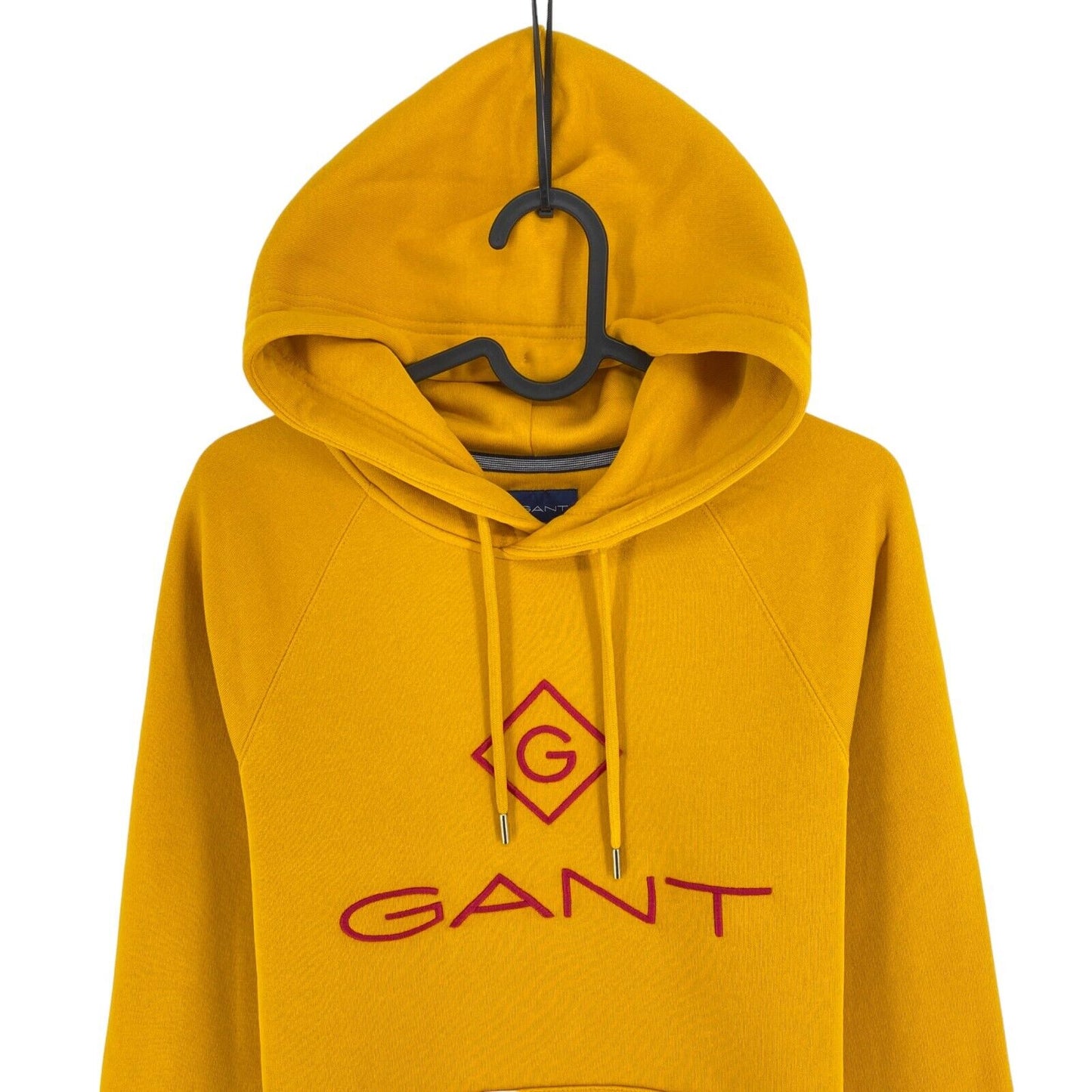 GANT Yellow Color Lock Up Hoodie Sweater Pullover Size S