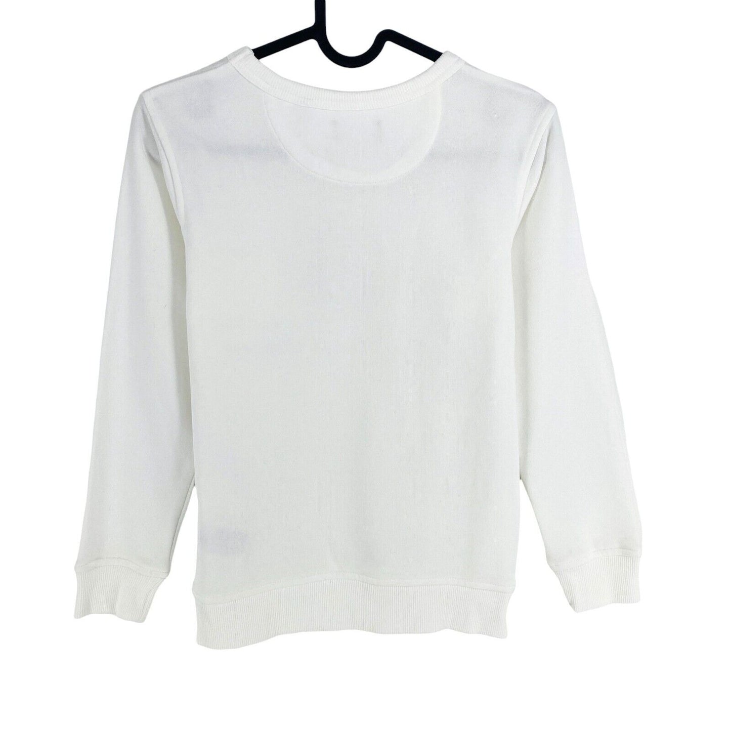 GANT Boys White Archive Crew Neck Jumper Sweater Size 9-10 Years 134/140 cm