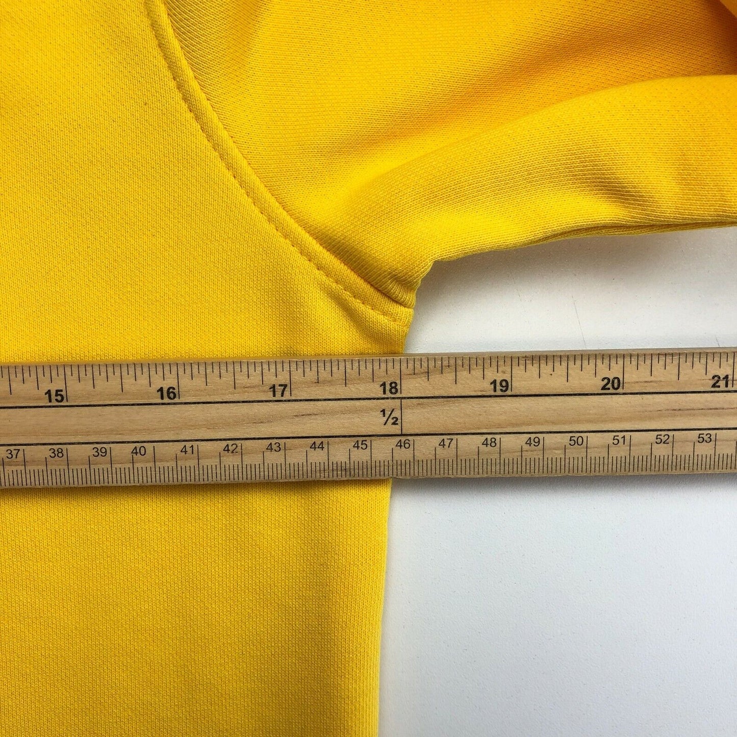 RRP €99 GANT Yellow Crew Neck Arch Logo Jumper Sweater Size XS