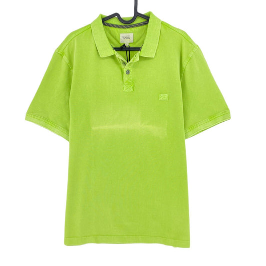 Camel Active Light Green Logo Pique Polo Shirt Size XL