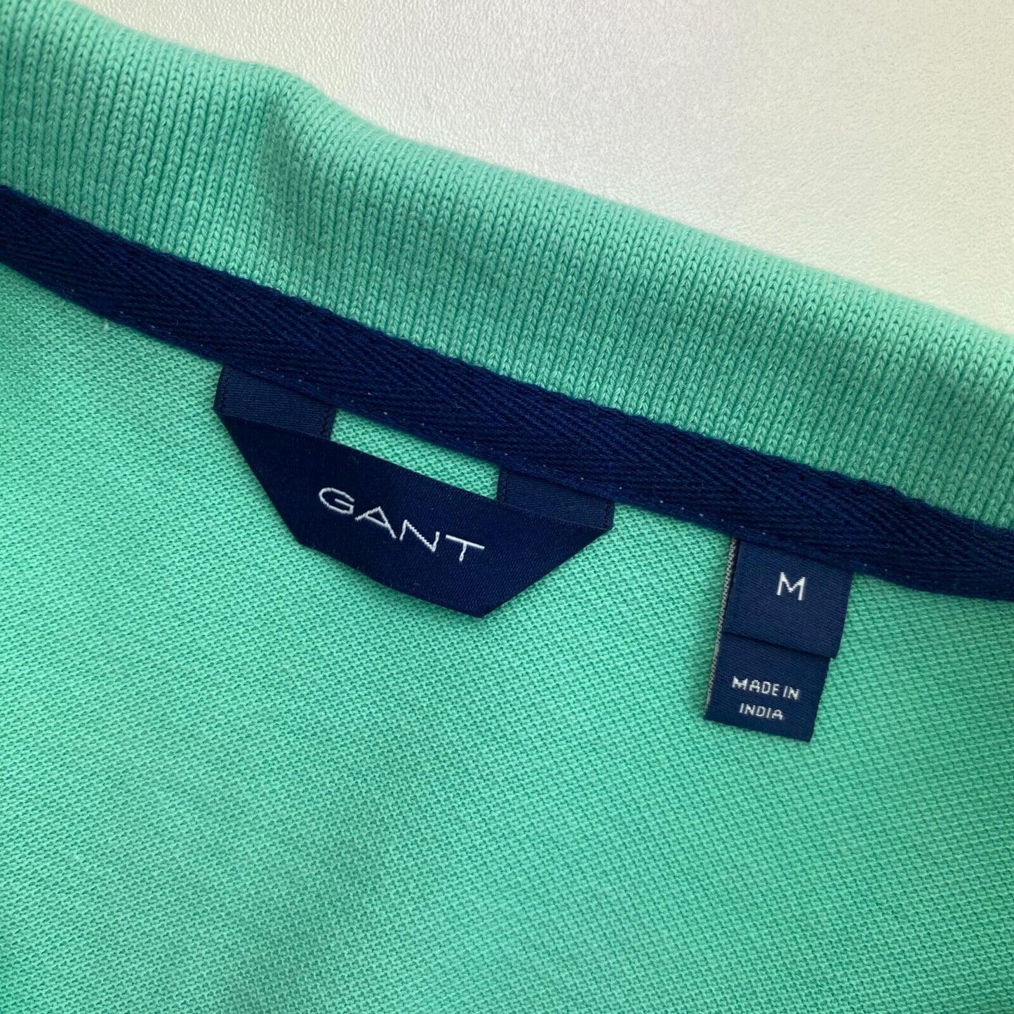 GANT Grünes Sommer-Piqué-Poloshirt, Größe M