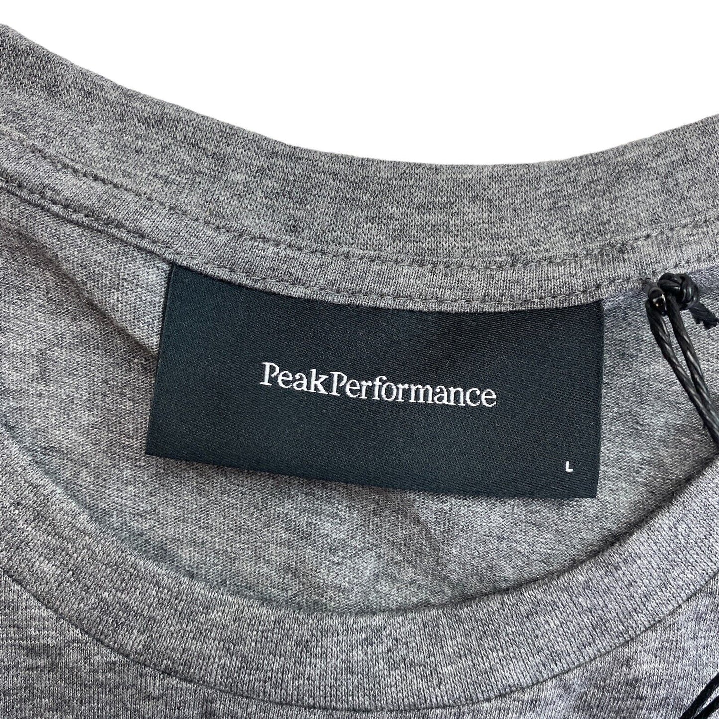 Peak Performance Grey Crew Neck T Shirt Size L