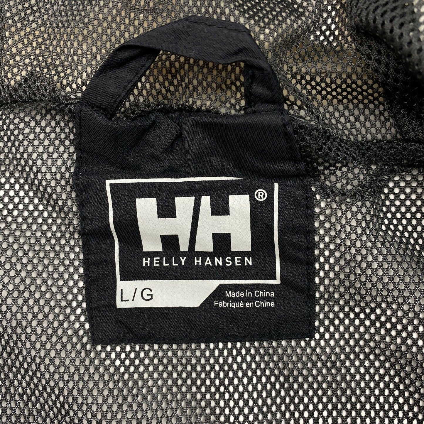 HELLY HANSEN Black Hooded Jacket Size L