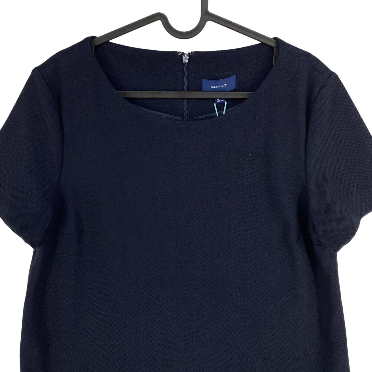 GANT Marineblaues Tech Prep Jersey-Piqué-Etuikleid, Größe EU 42, UK 14, US 12