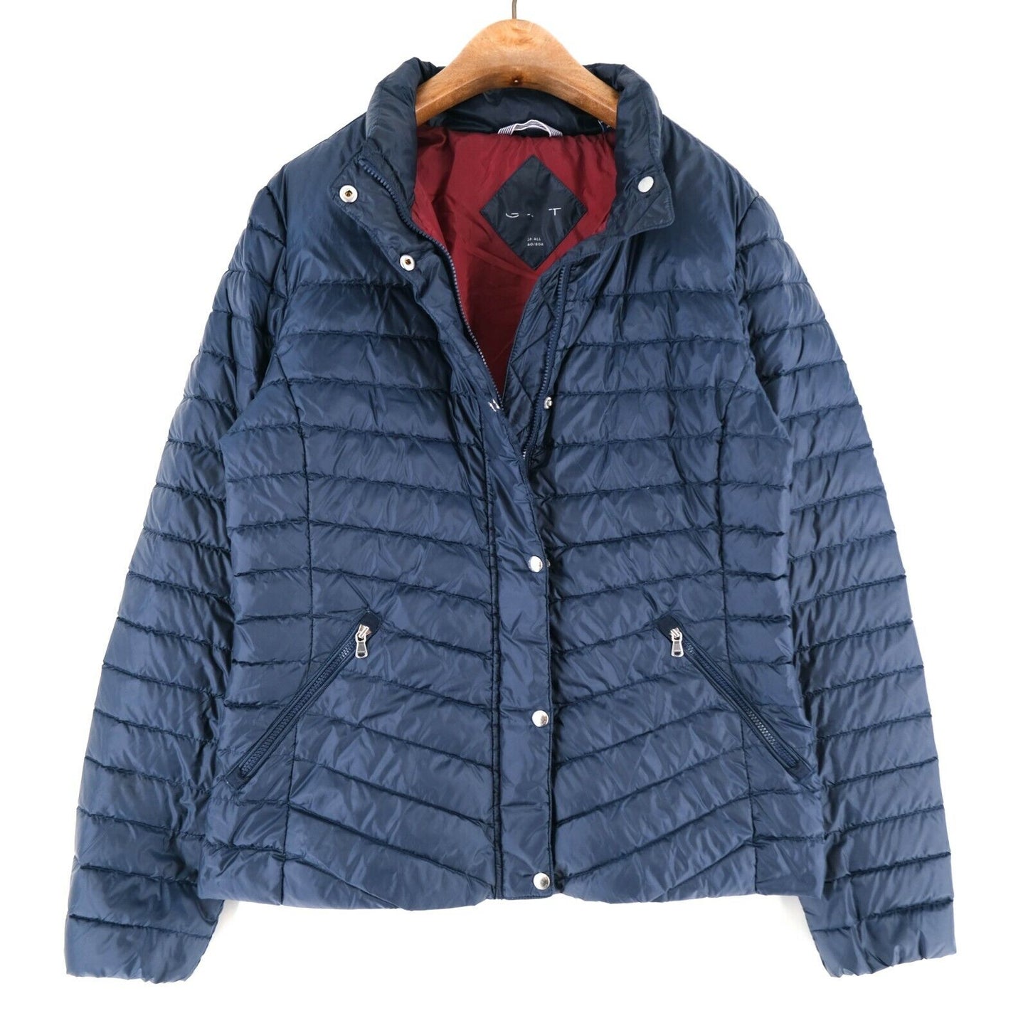 GANT Down Fill Navy Blue Padded Puffer Jacket Size S