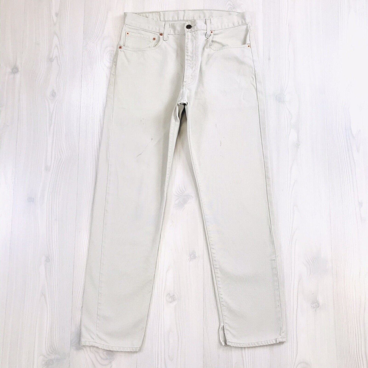 Vintage Levi‘s 500 Beige Slim Fit Jeans W34 L30