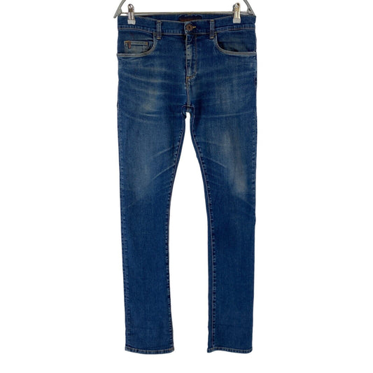 TRUSSARDI Women Blue Skinny Fit Jeans W33 L34