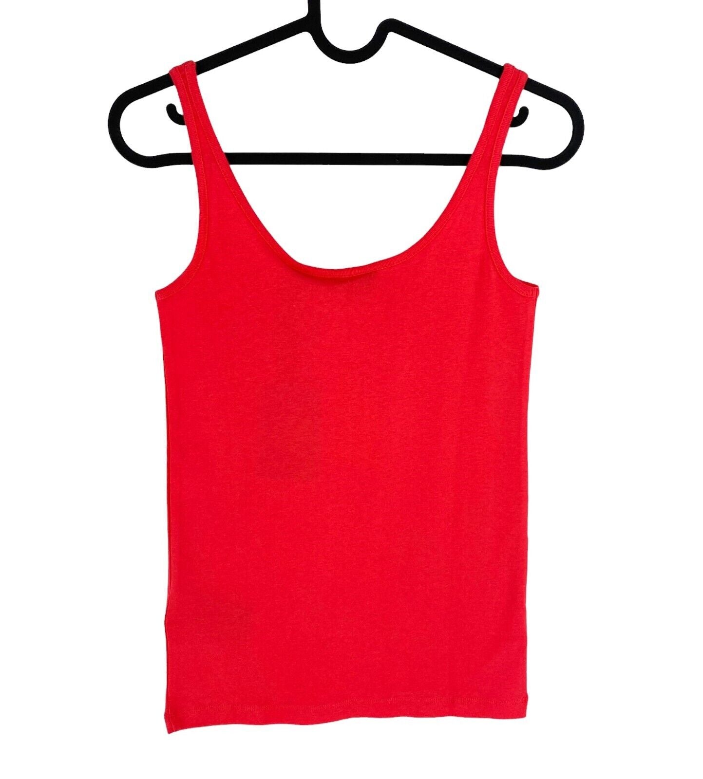 GANT Women Pinkish Red 1x1 Rib Tank Top Size XS