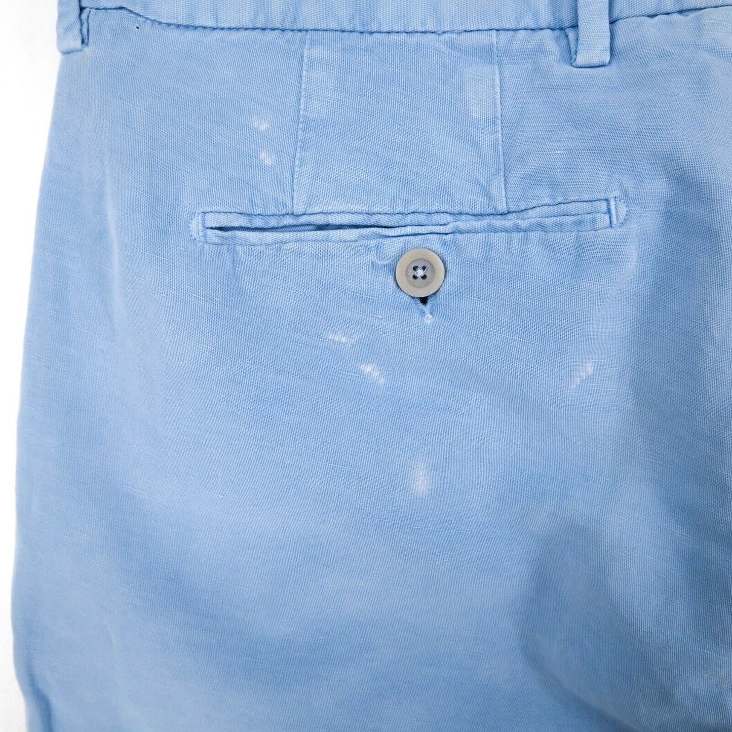 GANT Hellblaue Chinohose aus Baumwoll-Leinen-Mischgewebe, EU 48 50 52 54 56 UK/US