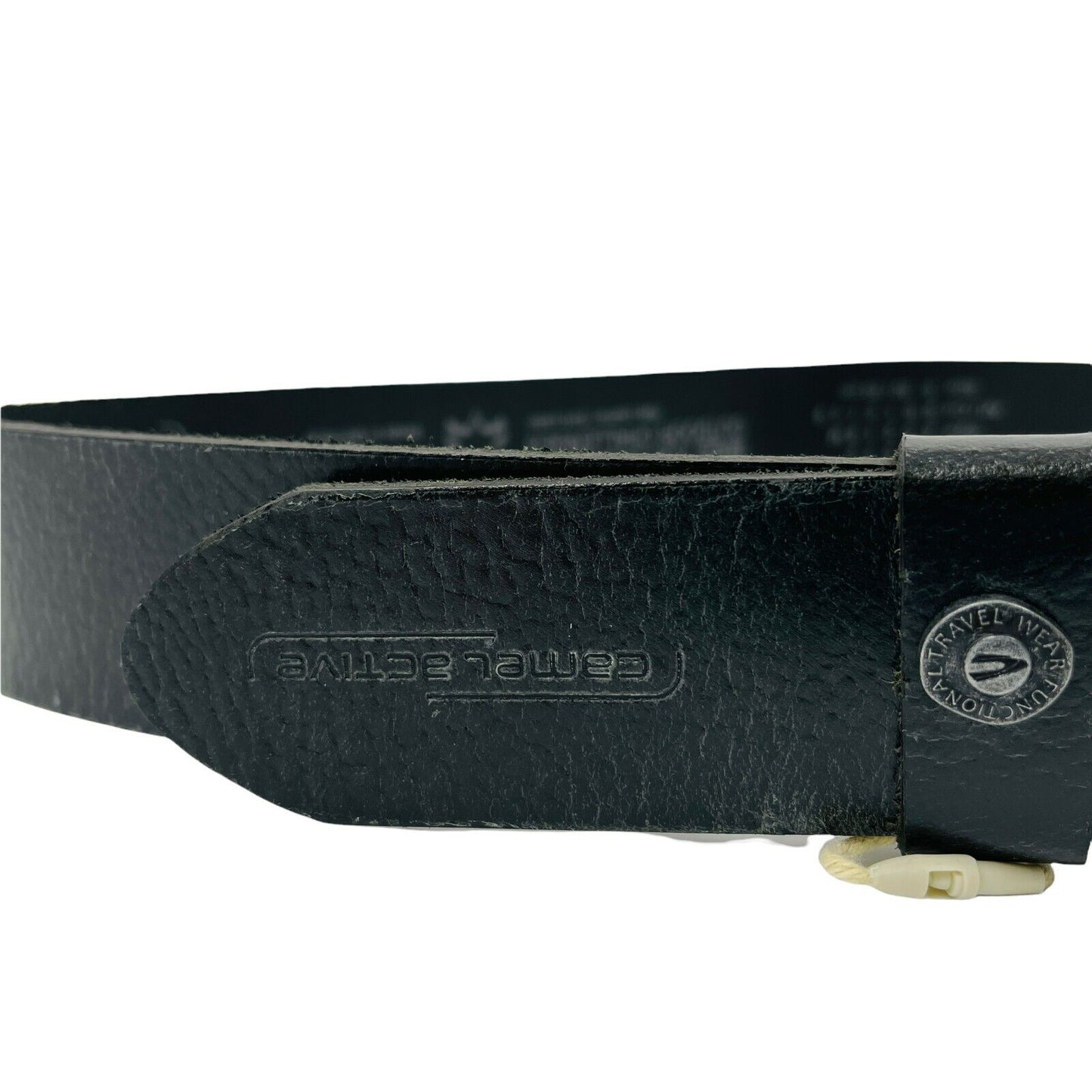 Camel Active Black Leather Belt Size S 80 85 cm