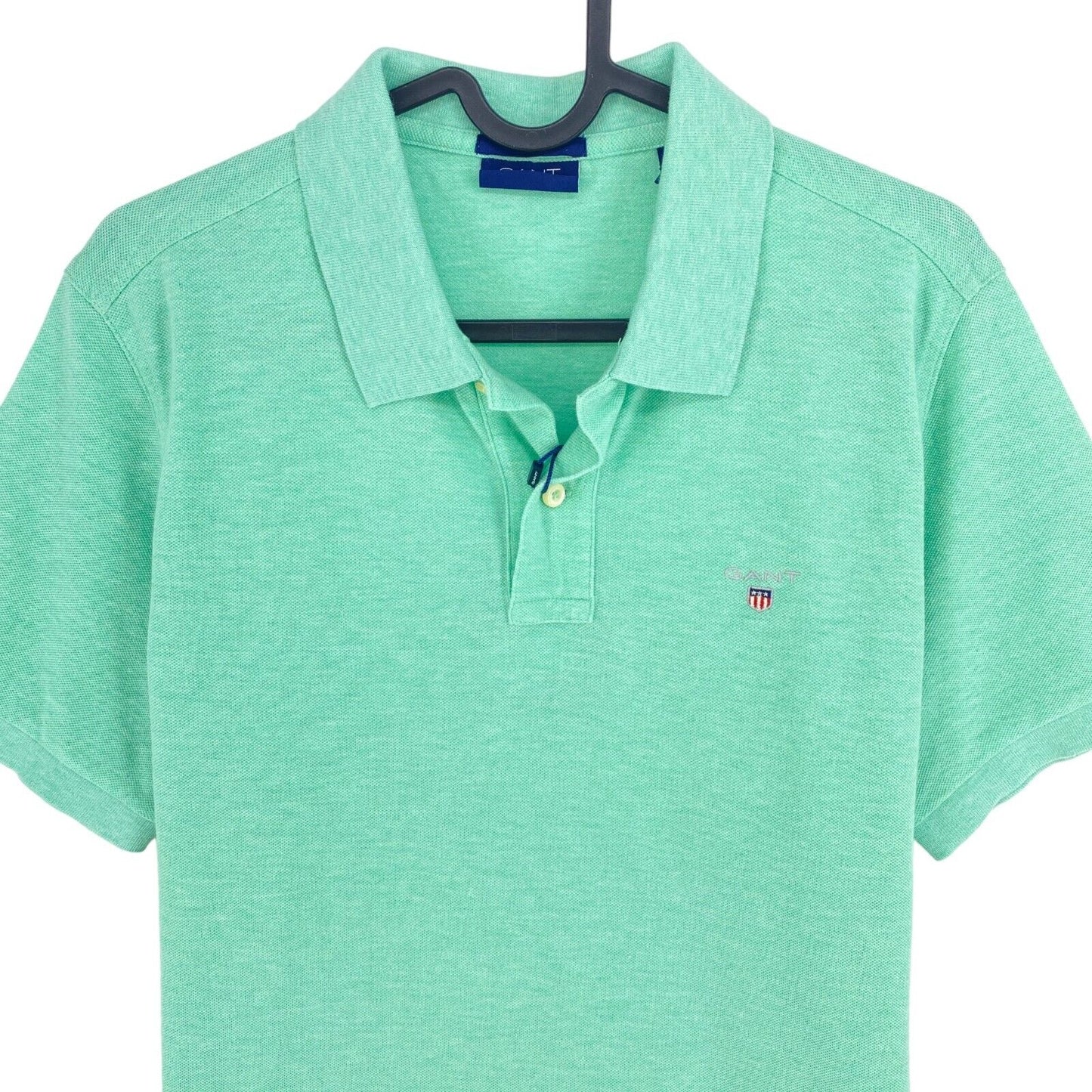 GANT Grünes Original Pique Rugger Poloshirt Größe S