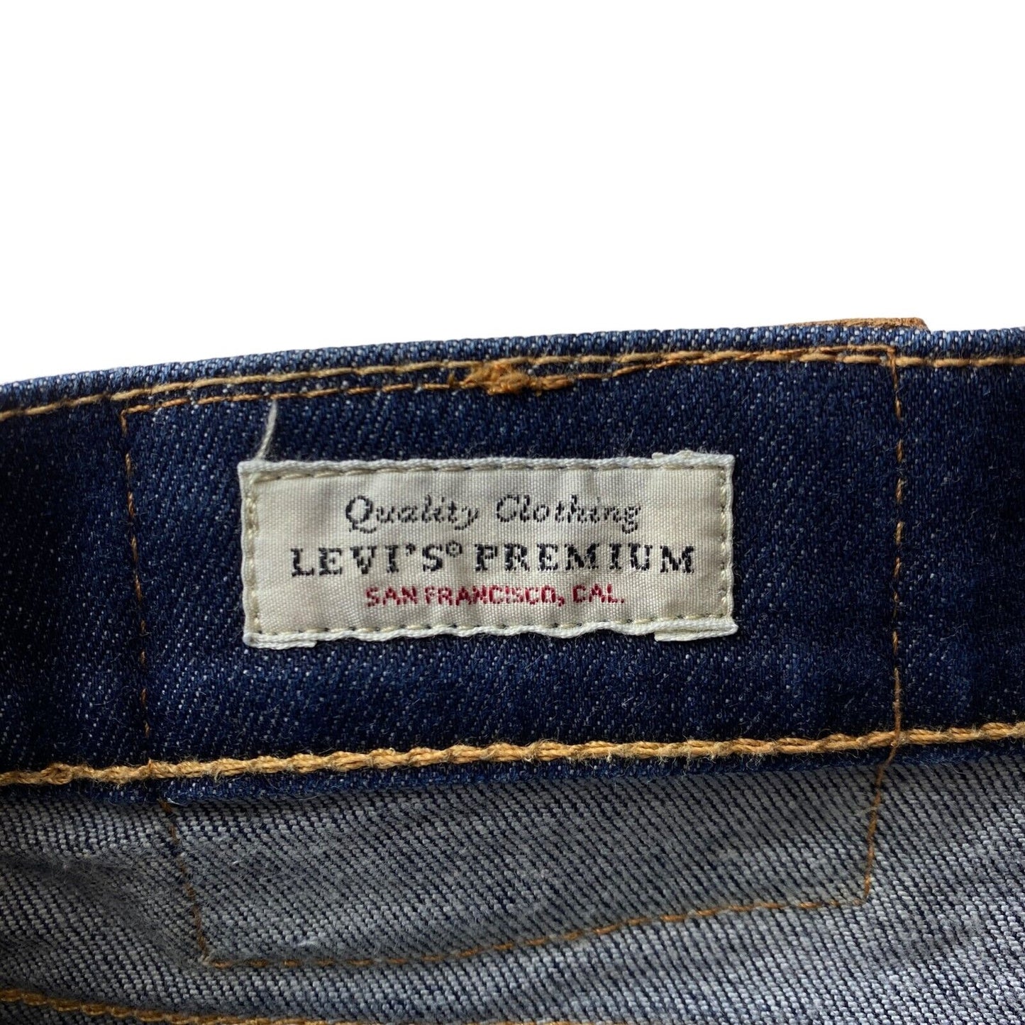 Levi's Premium 510 Dunkelblaue Stretch-Jeans im Slim Fit, W32 L32