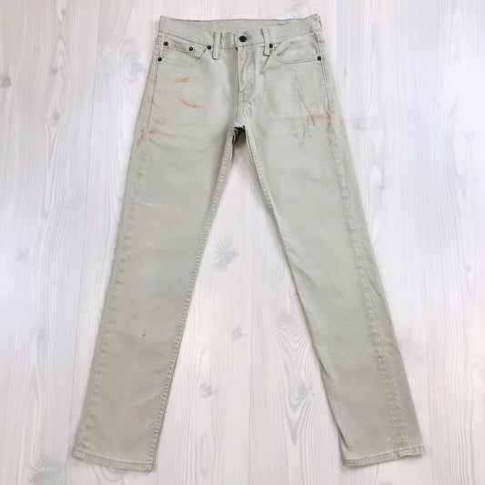 Levi's 511 Beige Stretch Slim Fit Jeans Size W30 L32