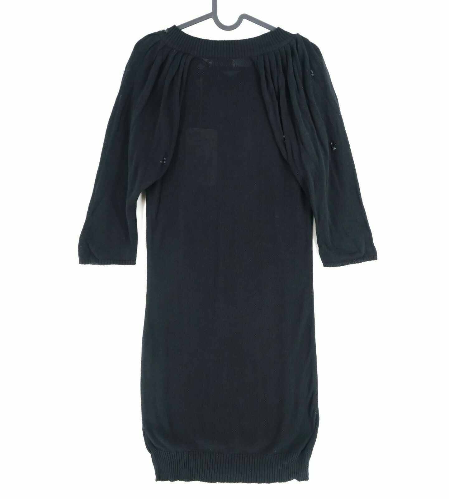 RELIGION Black V Neck 100% Cotton Dress Size 1 - S 3 - L