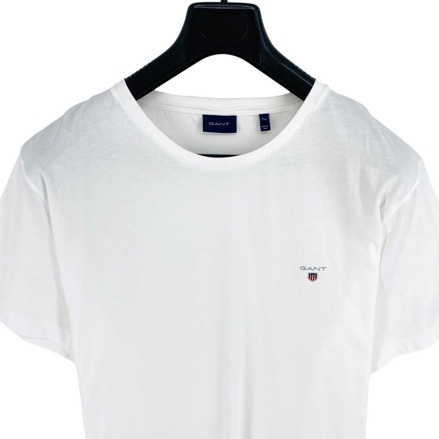 GANT Men White Original Crew Neck Short Sleeves T Shirt Size 3XL XXXL