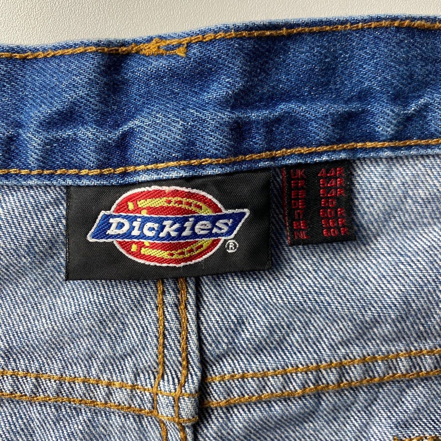 DICKIES Blue Relaxed Straight Fit Jeans W44 L28