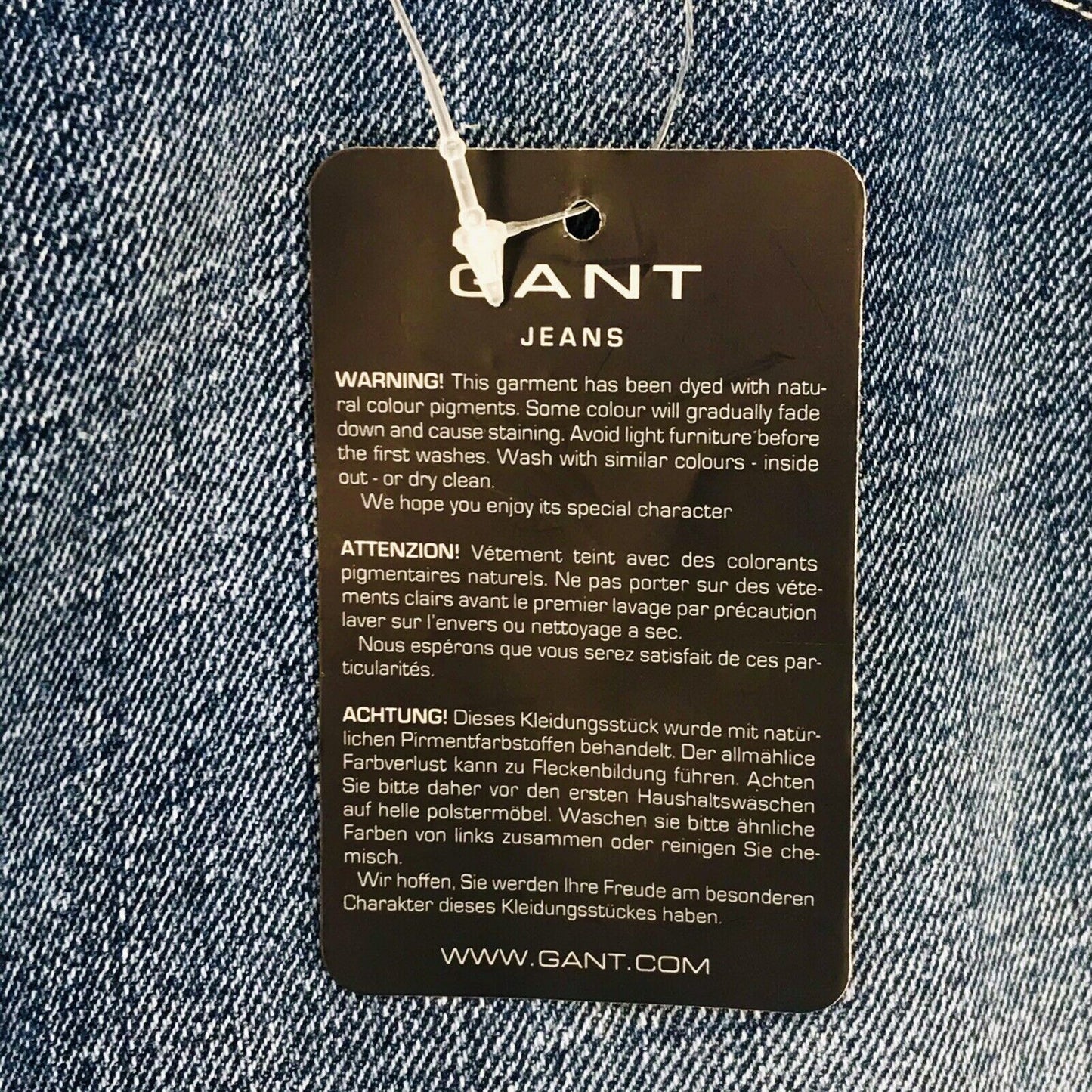 GANT Women Blue Loose Straight Fit Jeans W31 L32