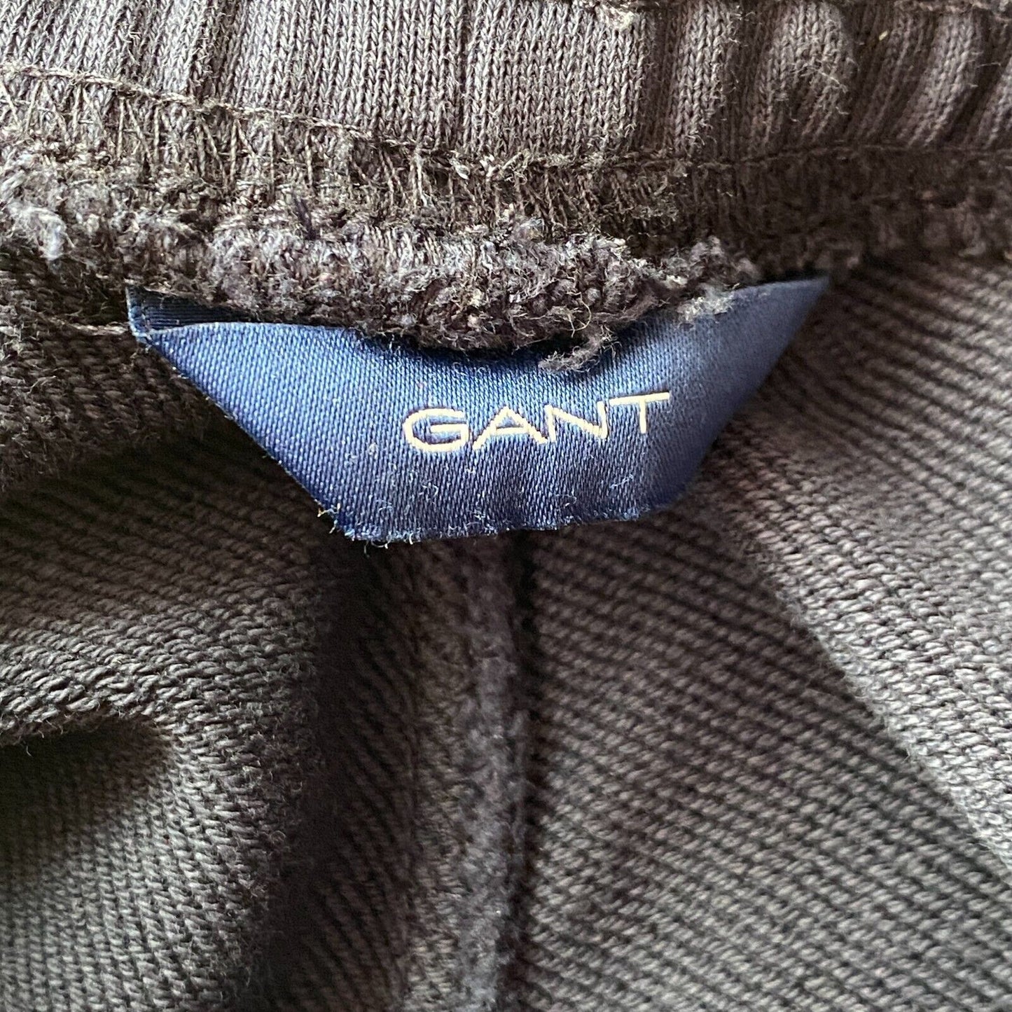 GANT Dunkelblaue Sweathose mit Bündchen, Regular Fit, Größe S