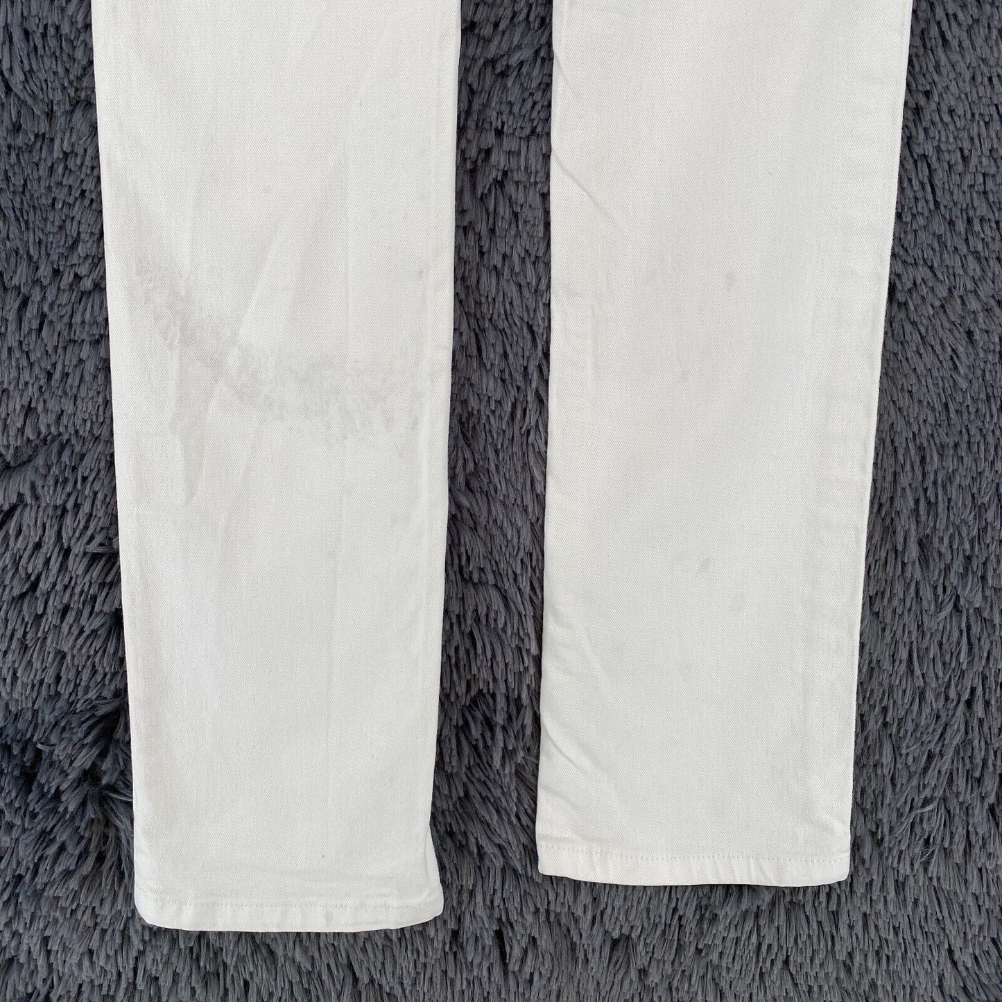 CNC Women White Skinny Fit Jeans Size W33 L34 Made In Italy