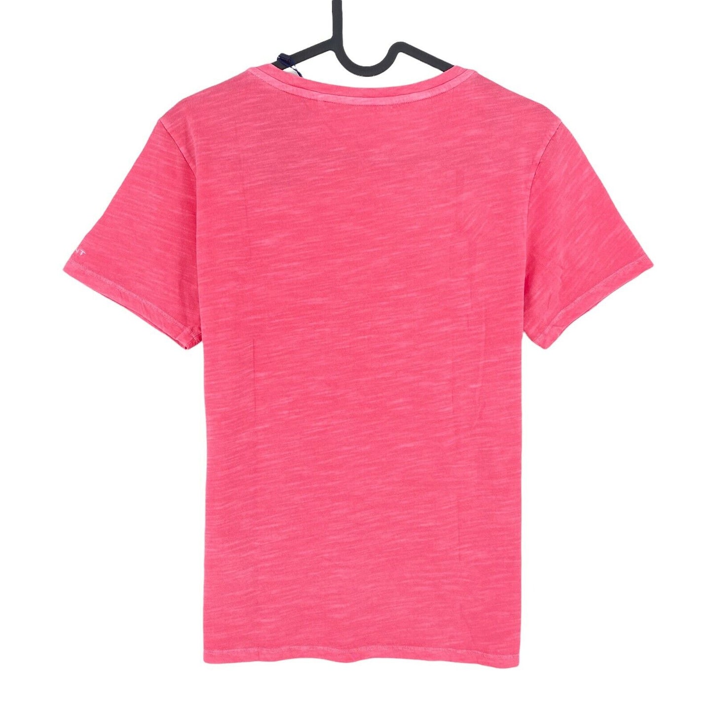 GANT T-Shirt mit V-Ausschnitt, sonnenverblasst, Pink, Größe S