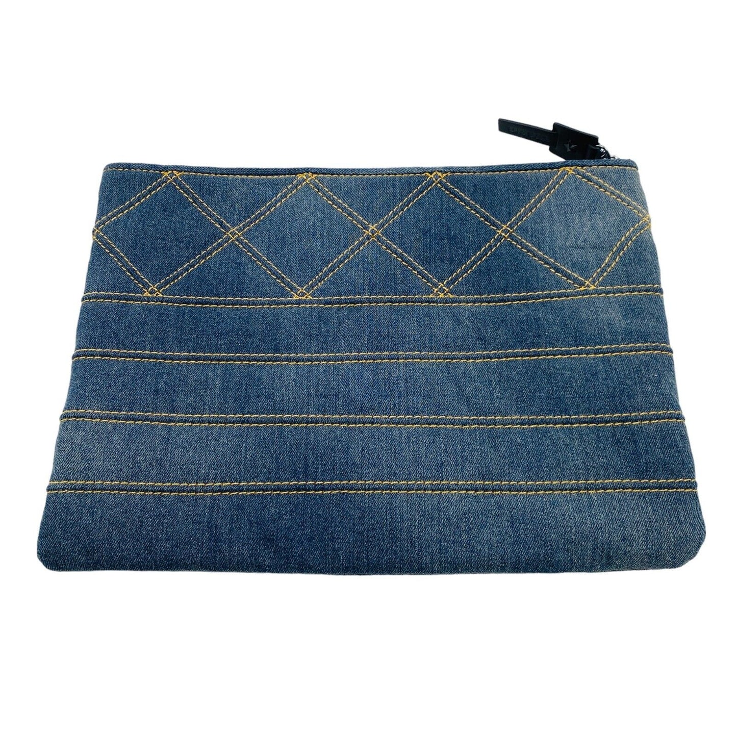 DIESEL Blue Cotton Denim Jeans 13" Laptop Tablet Case Bag