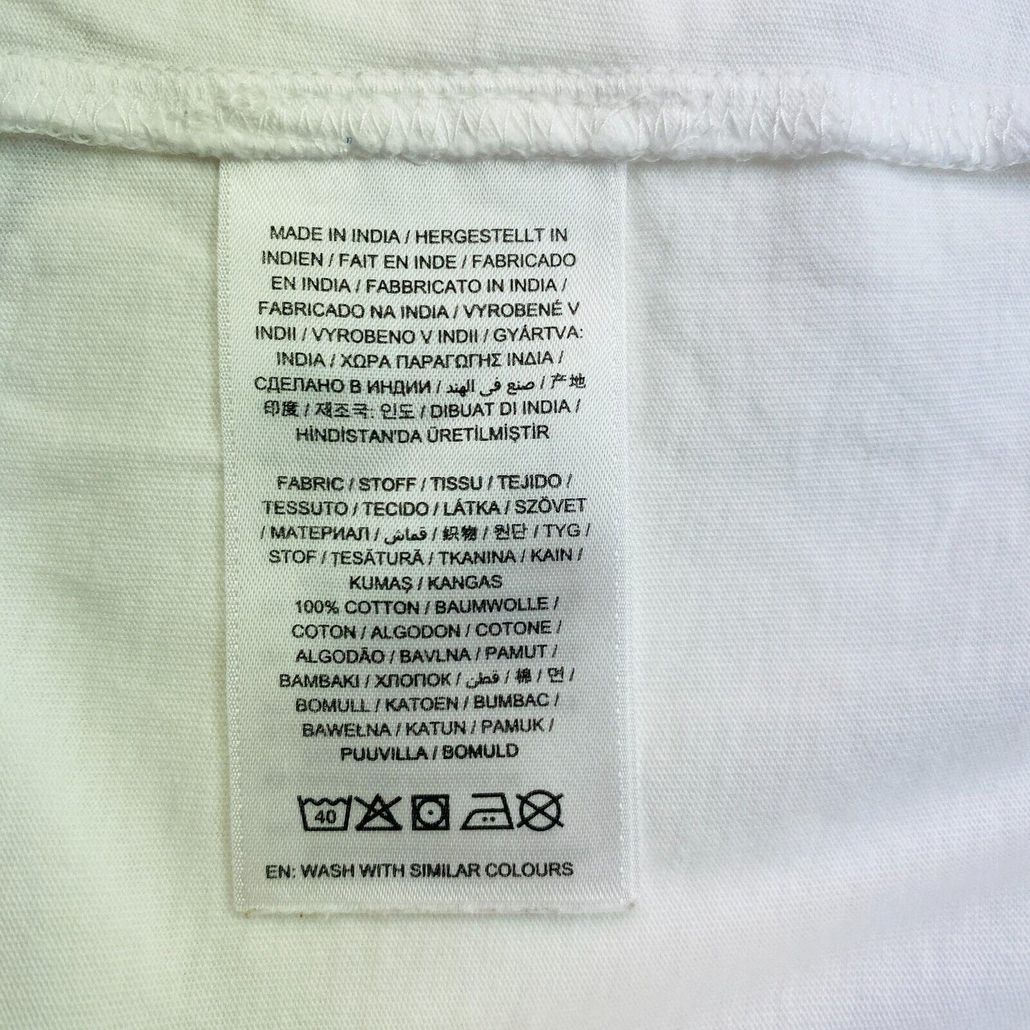 GANT White Original Crew Neck T-Shirt Size M