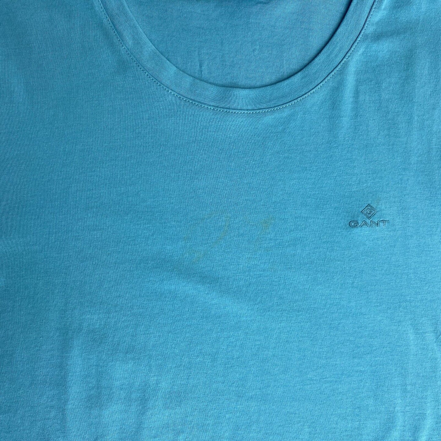 GANT Light Blue Original Crew Neck T Shirt Size S