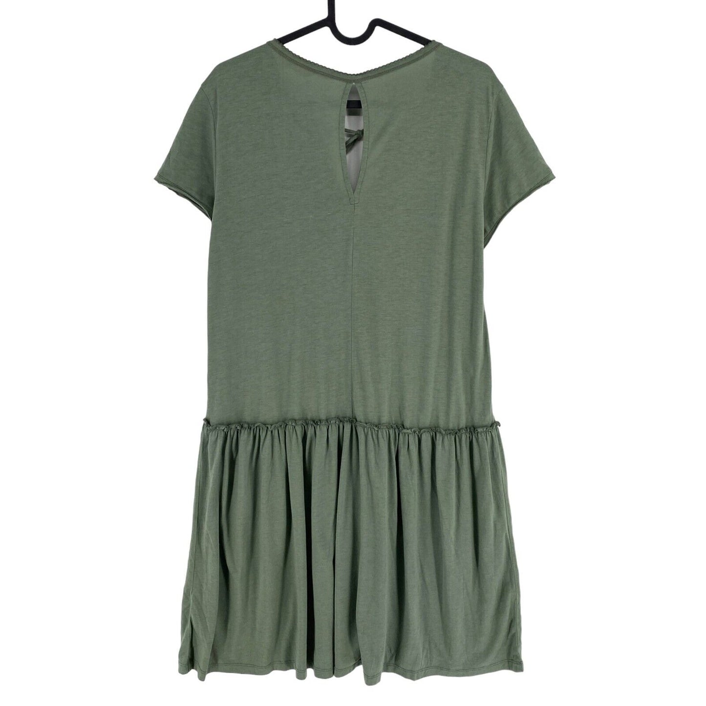 ODD MOLLY Women Green Love Chimes Short Sleeves Dress Size 1 / S