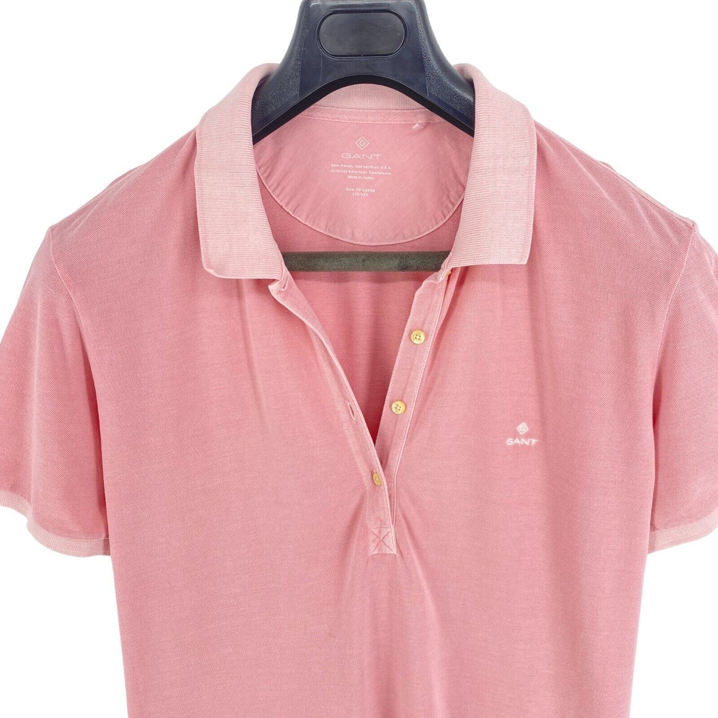 GANT Robe polo en piqué rose délavé au soleil Taille 2XL XXL