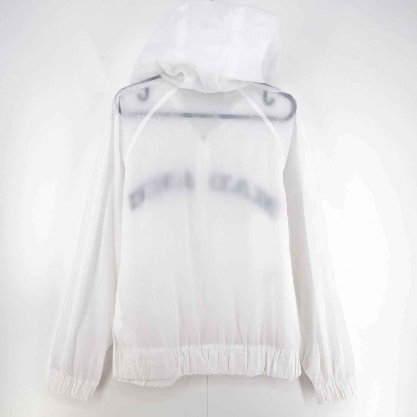 PERSONA White MADAME Short Rain Coat Jacket Size EUR 38 UK 10 US 8