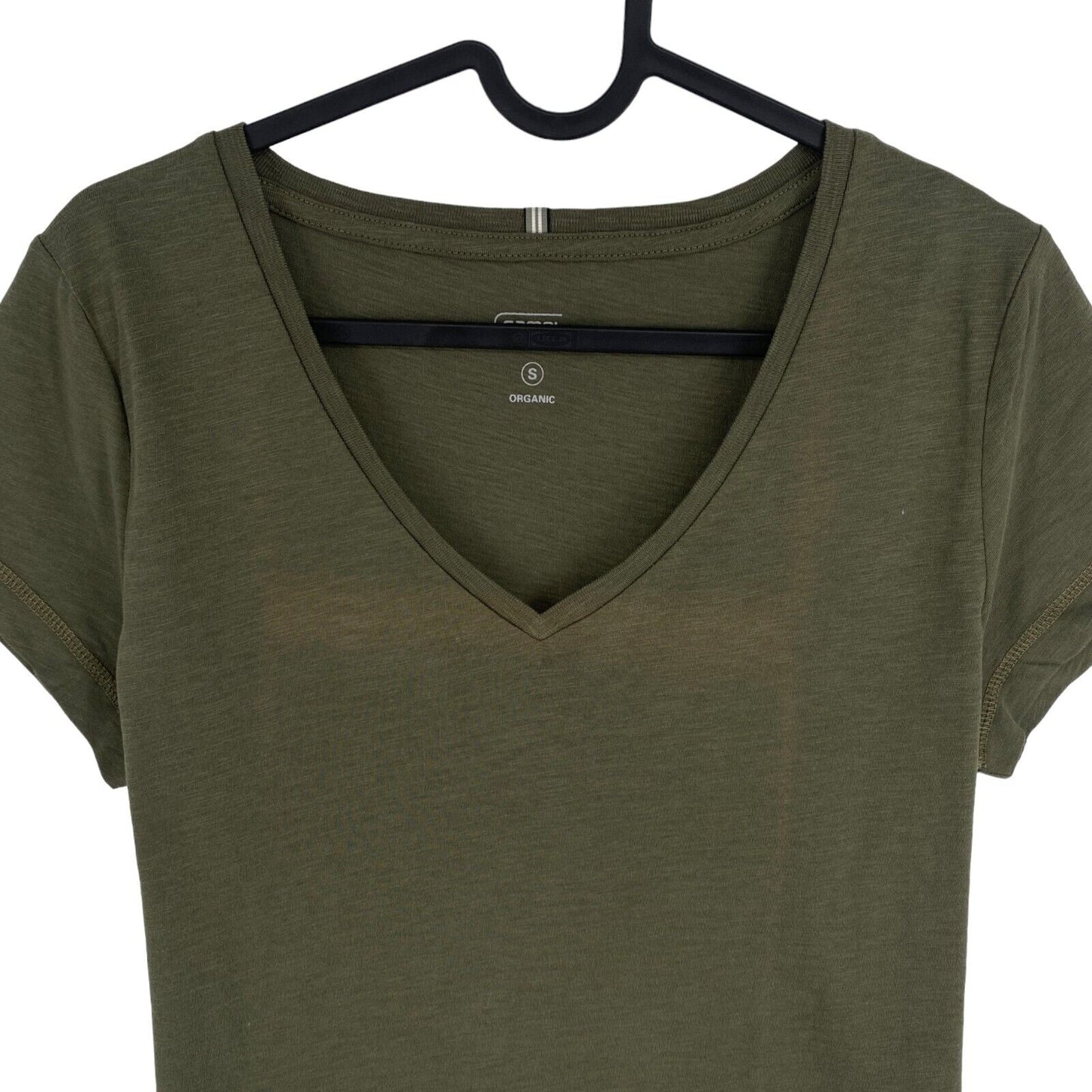 CAMEL ACTIVE Dark Green V Neck SS T Shirt Top Size S