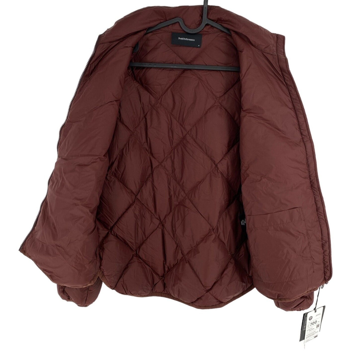 RRP €309 Peak Performance Brown W Mount Down Liner Jacket Coat Size M