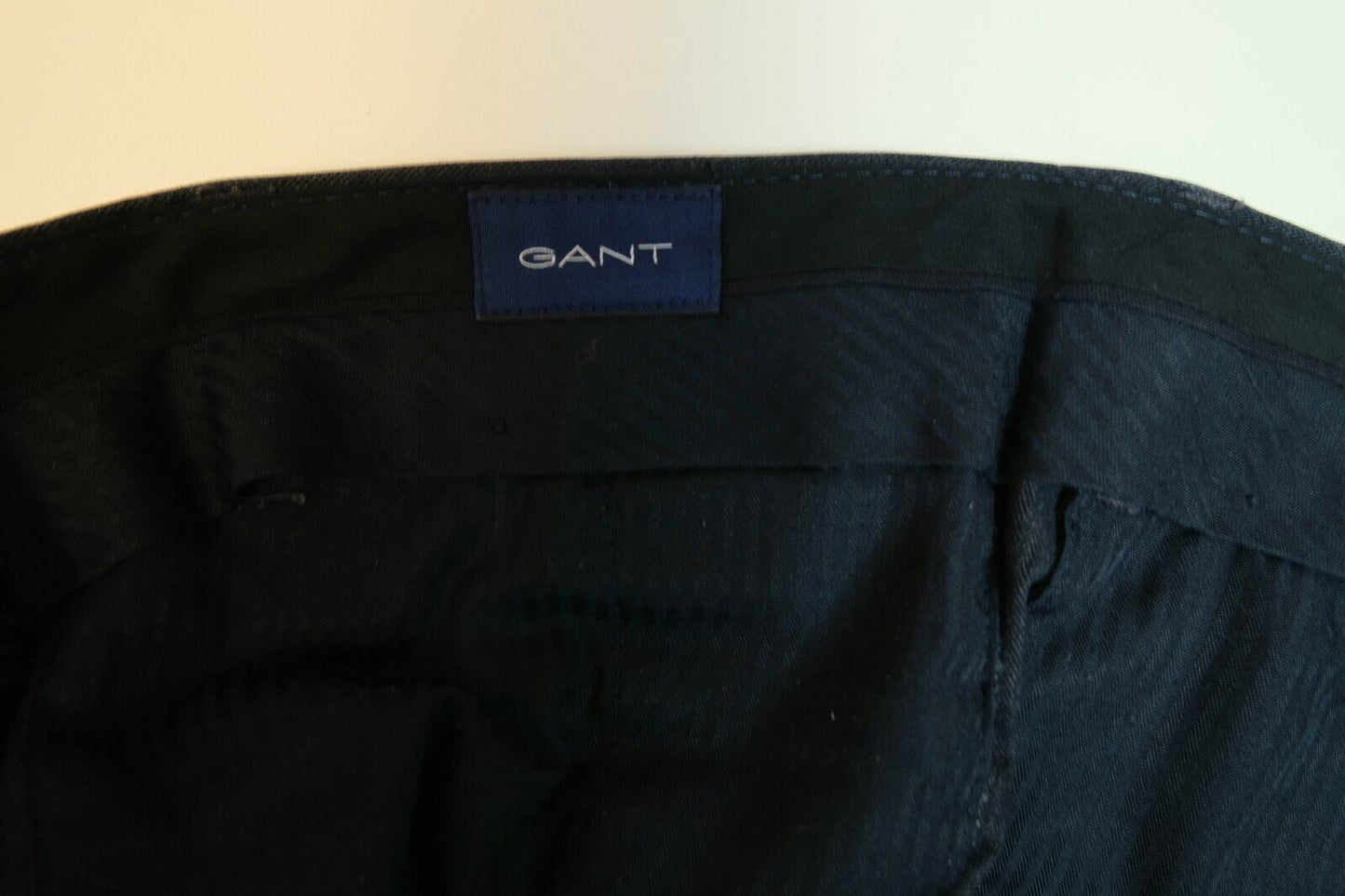 GANT Blue Slim Fit Chino Pants Trousers Size EUR 48 UK/US 38 W34 L31