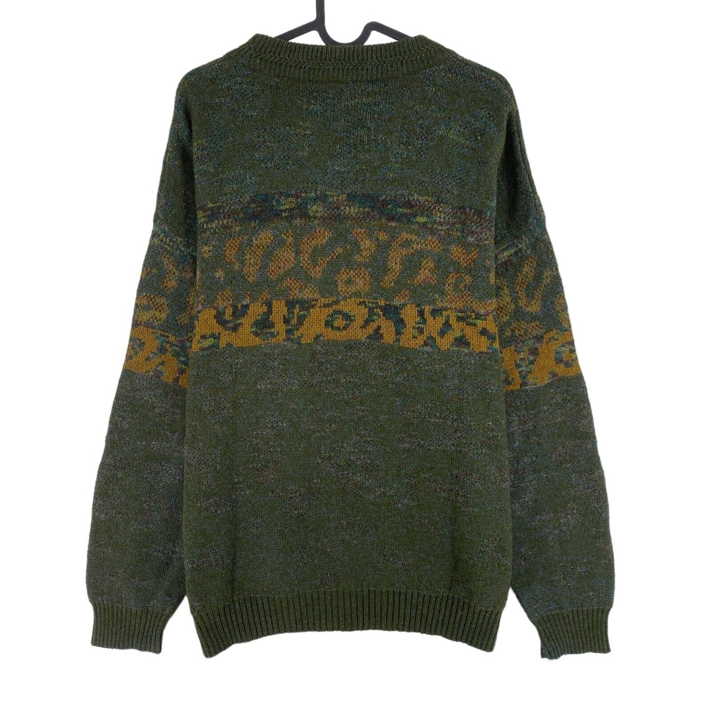 Cosby Vintage Retro 90s NICO`S Green Sweater Pullover Size EU 54 UK/US 44