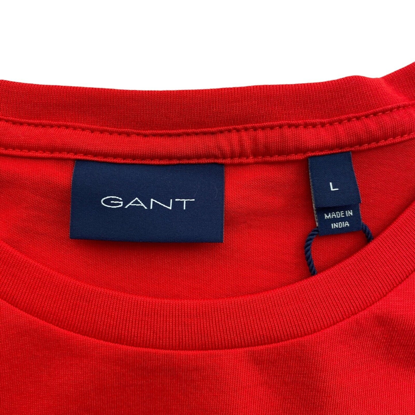 GANT T-shirt à col rond original rouge taille L