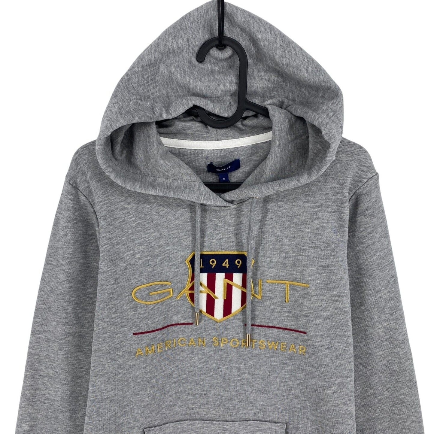 GANT Grey Archive Shield Hoodie Dress Size M