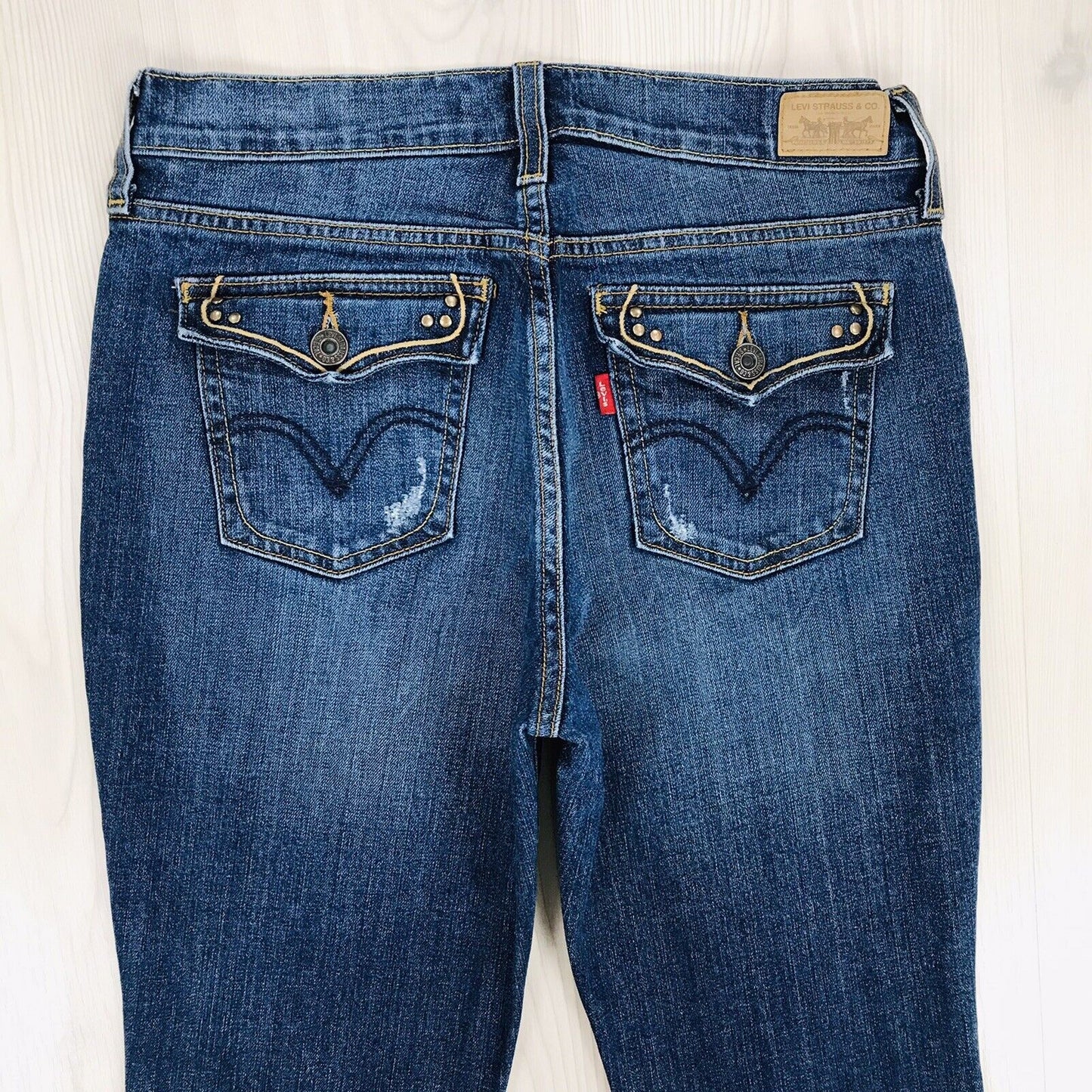 Vintage Levi's 515 Women Blue Regular Bootcut Fit Jeans Size 4 S/C / W28 L32