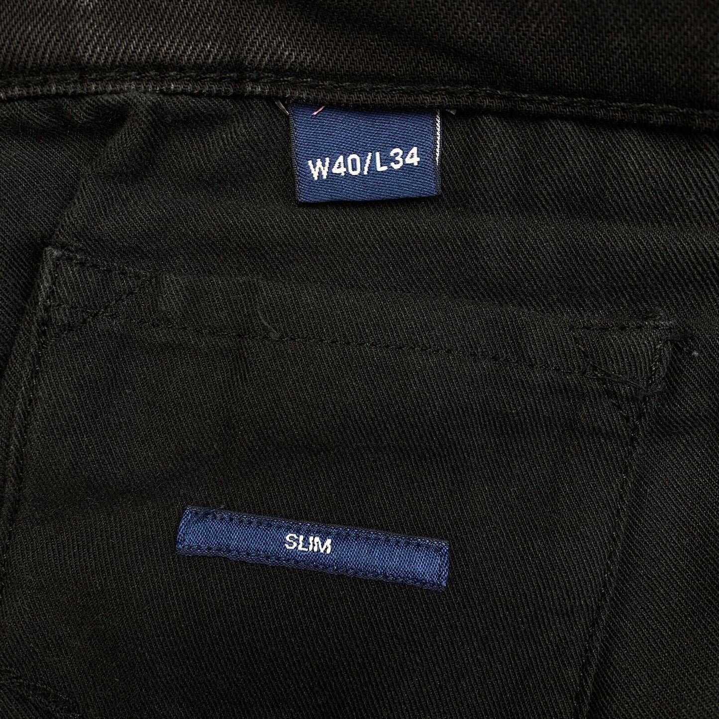 GANT Black Slim Jeans Size W40 L34